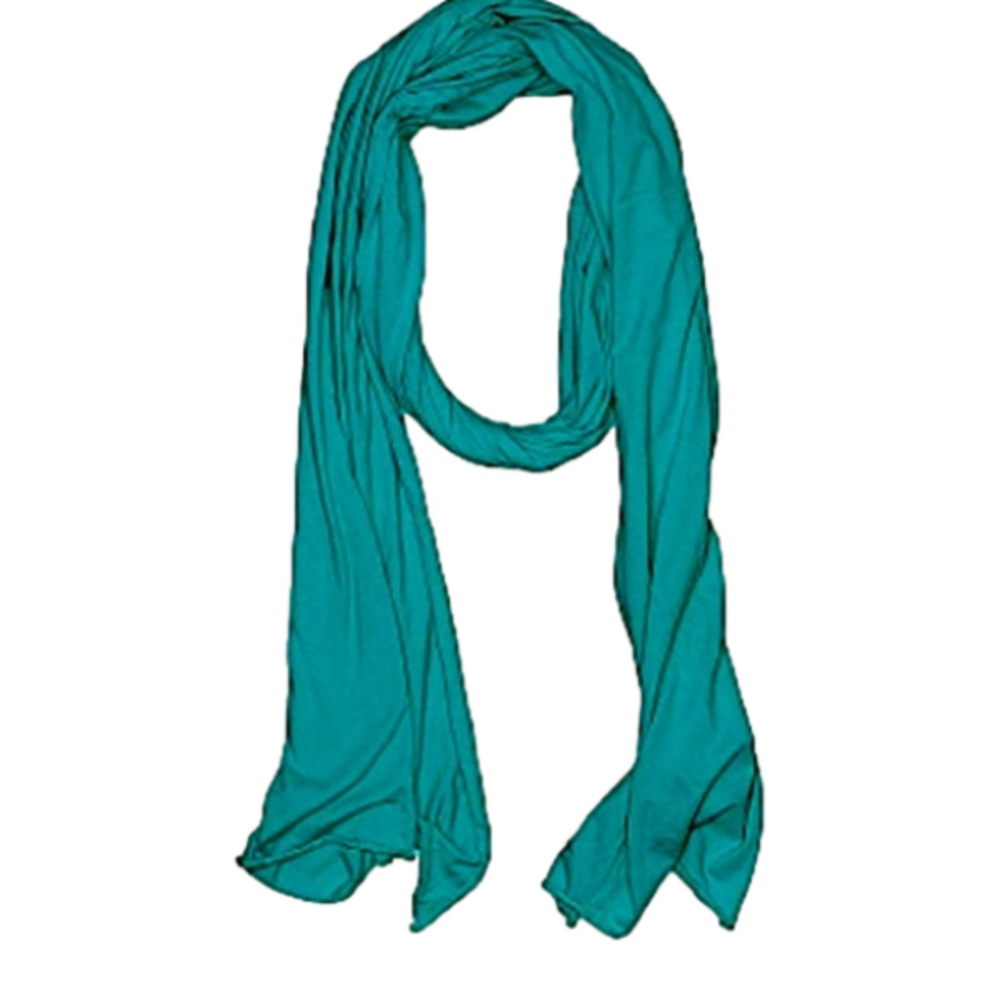 Michael Stars Supima long cotton scarf dark teal